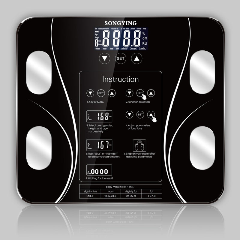 Fitness - Body Index Electronic Smart Weighing Scales