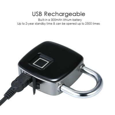 Tech - USB Rechargeable Smart Keyless Fingerprint Lock