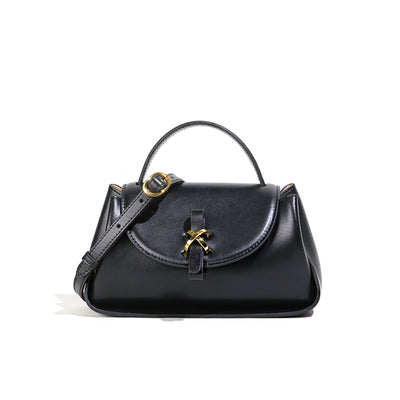 Women's - Retro Chestnut Brown Handbag Fashion Leather Shoulder Bag