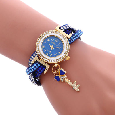 Women's - Padlock Diamond Bracelet Wrist Watch