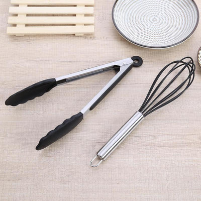 Kitchen - Juego de utensilios de cocina antiadherentes de silicona para hornear 10 piezas