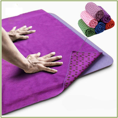 Fitness - Anti Skid Microfiber Yoga Mat/Towel