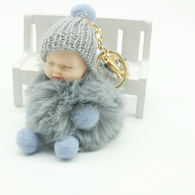 Sleeping Baby Doll Key Chains