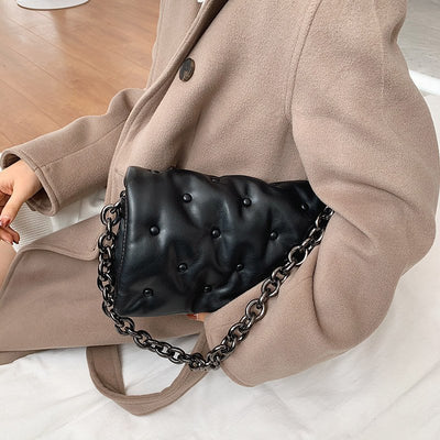 Women's - Shoulder Bags Denim Good Quality Thick Metal Chain Shoulder Purse