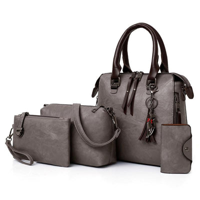 Women's - 4 In1 Designer Leather Handbag