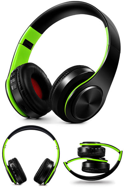 Tech - Wireless Bluetooth Headphones Foldable Stereo Headset-Cheapnotic