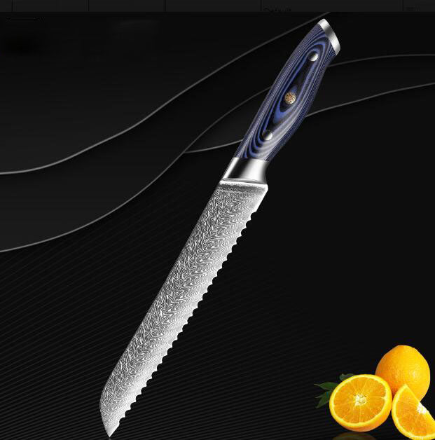 Kitchen - 8 Inches Steel Serrated Bread Knife/Cutter