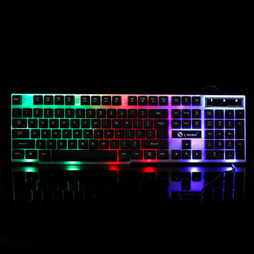 Gaming - GTX300 104 Tasten RGB-Hintergrund beleuchtung Super thin Gaming-Tastatur