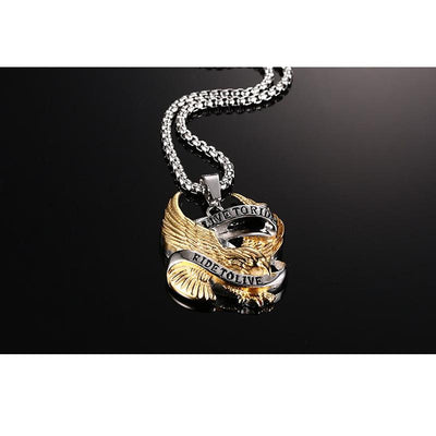 Unisex - Vnox Eagle Necklace Pendant For Men & Women