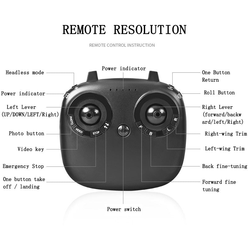 Tech- Dron profesional TXD-8S 4k con cámara 