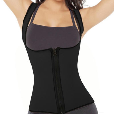 Women's - Sauna Sweat Enhancing Zipper Vest