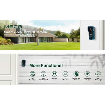 Tech - MECO ELE Wireless Video Doorbell