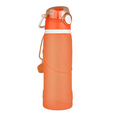 Fitness - 750ml zusammen klappbare Silikon-Wasser flaschen