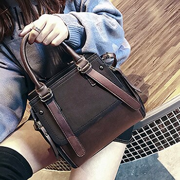 Women's -  Vintage Female Branded Leather High Quality Handbag