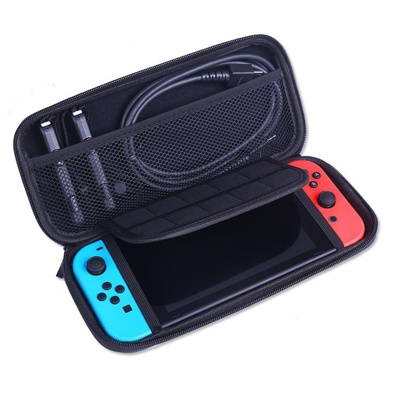 Tech - Nintendo Switch Case Bolsa de almacenamiento de juegos de protección dura impermeable portátil