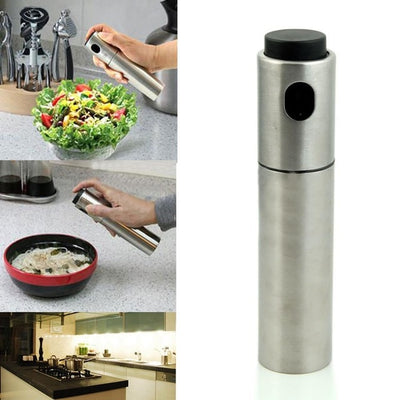 Cocina - Rociador de aceite de acero inoxidable accesorios de cocina Botella de spray de bomba de oliva