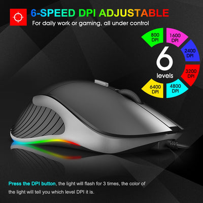 Gaming - imice X6 High configuration USB Wired Gaming Mouse