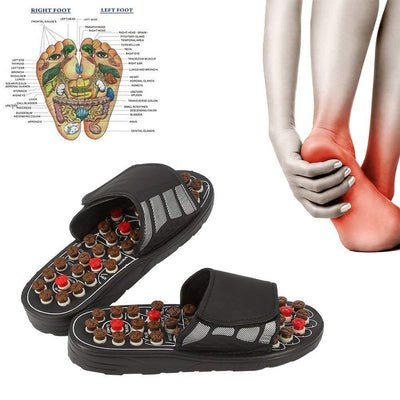 Zapatillas de terapia de acupuntura para masaje de pies