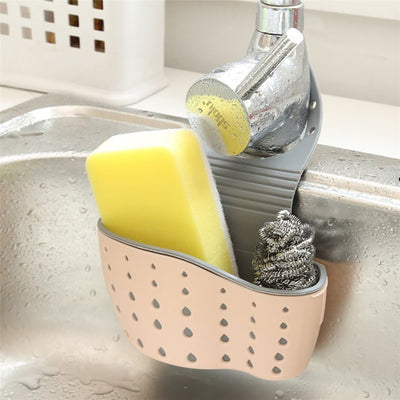 Kitchen - Sink Shelf Soap Drain Rack Holder Suction Cup