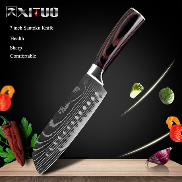 Kitchen - XITUO 8"inch Japanese chef Sharp knives-Cheapnotic