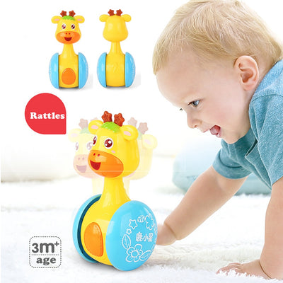 Juguetes - Muñeco vaso con sonajeros para bebés