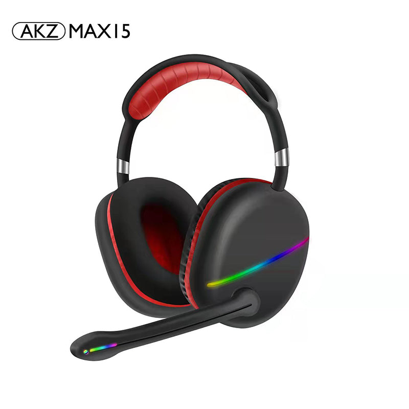Tech - MAX15 New RGB Gaming Headset With External Microphone