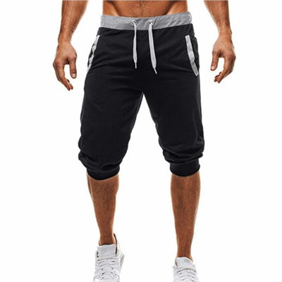 Fitness - Pantalones cortos de entrenamiento de gimnasio Slim Fit para hombre