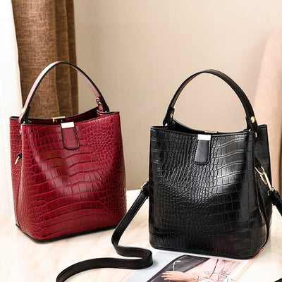 Women's - Pattern Handbag High Capacity Casual Crocodile Shoulder Handbags