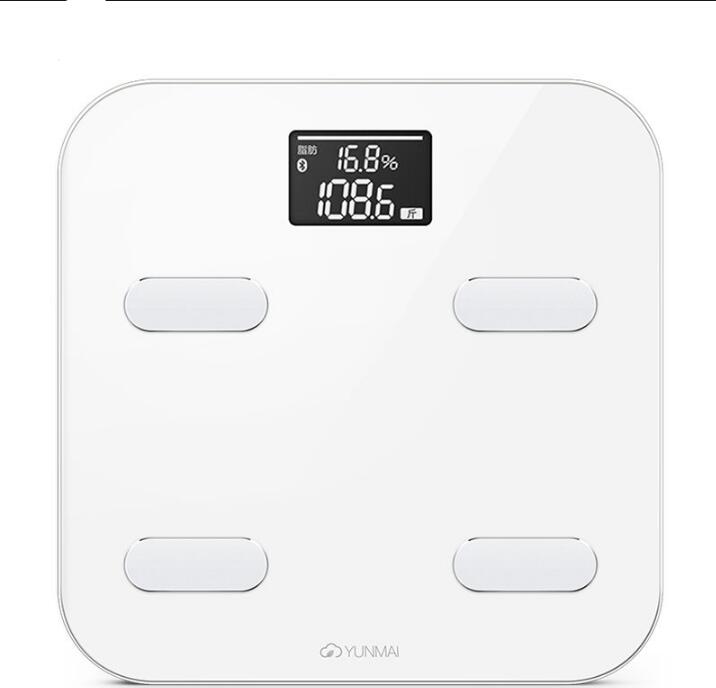 Yunmai Versión Internacional Color Báscula de peso inteligente Báscula de salud de grasa corporal digital 10 Báscula de ponderación de fecha corporal