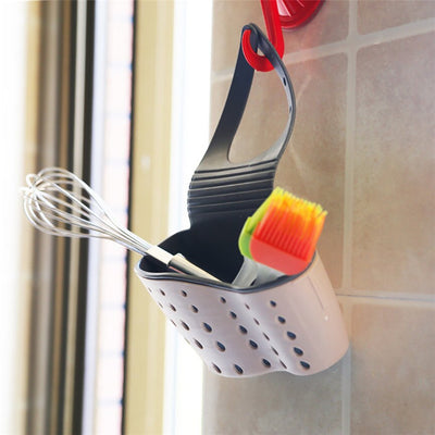 Kitchen - Sink Shelf Soap Drain Rack Holder Suction Cup