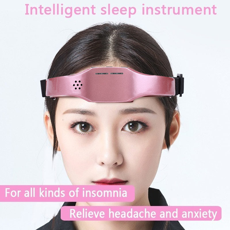 Masajeador de alivio de migraña con monitor de sueño de cabeza eléctrica