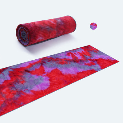 Fitness - Toalla de yoga con partículas de resina antideslizante