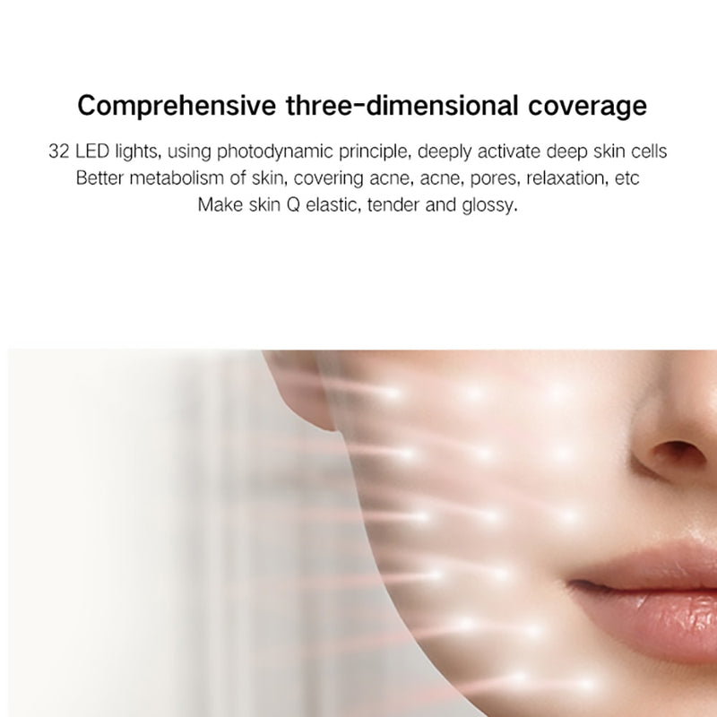 Salud - Terapia de luz con máquina facial LED 