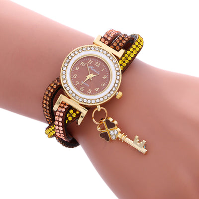 Women's - Padlock Diamond Bracelet Wrist Watch