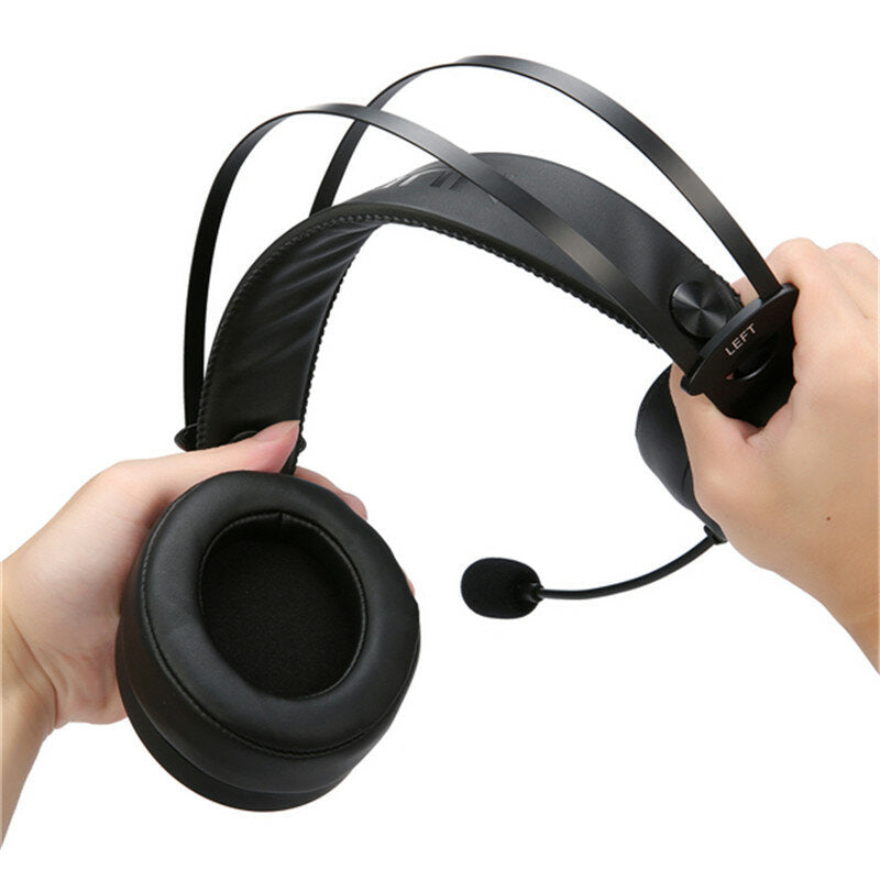 N7 50mm Treiber einheit Geräusch unterdrückung Gaming verdrahtet Kopfhörer mit Mikrofon