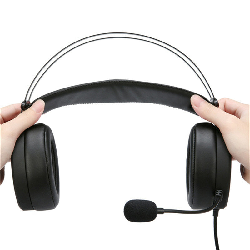 N7 50mm Treiber einheit Geräusch unterdrückung Gaming verdrahtet Kopfhörer mit Mikrofon