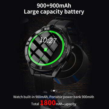 Tech - LOKMAT APPLLP 2 Pro Dual Mode Dual Chip Quad Core 4G Smart Watch Phone